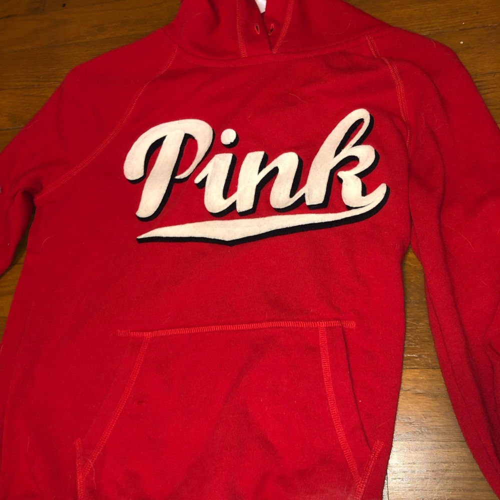 victoria's Secret PINK red hoodie
